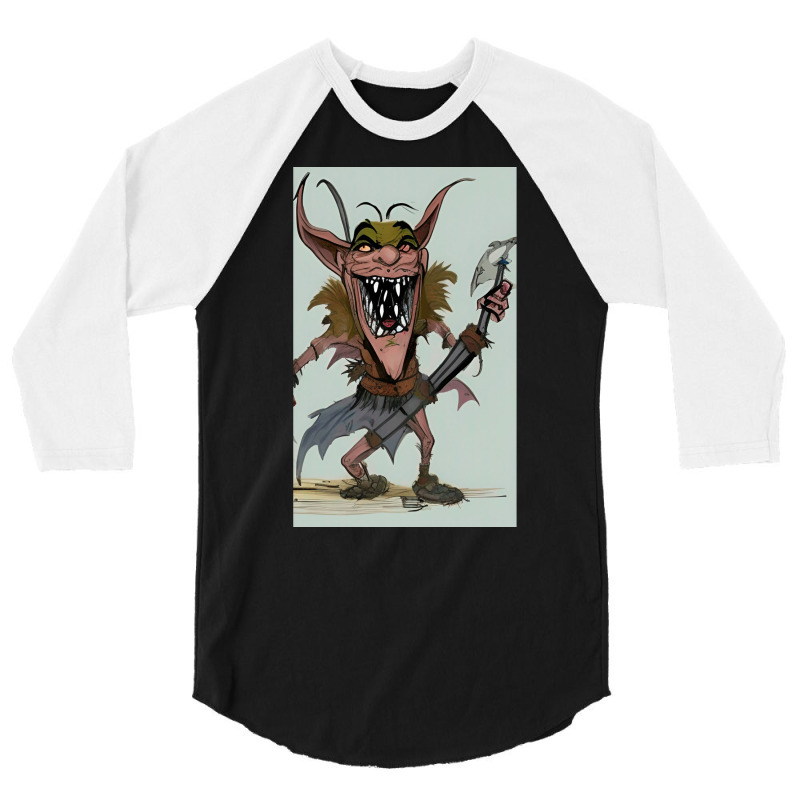 It's Goblin Time. 3/4 Sleeve Shirt by ishaaqayanau | Artistshot