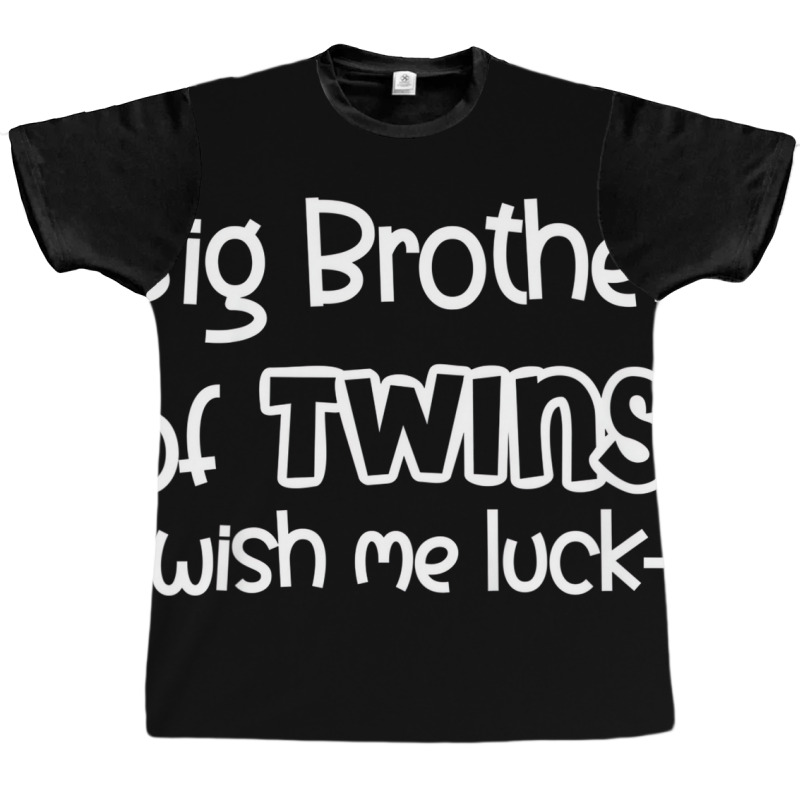 Kids Big Brother Of Twins   Promoted To Big Brothe Graphic T-shirt | Artistshot