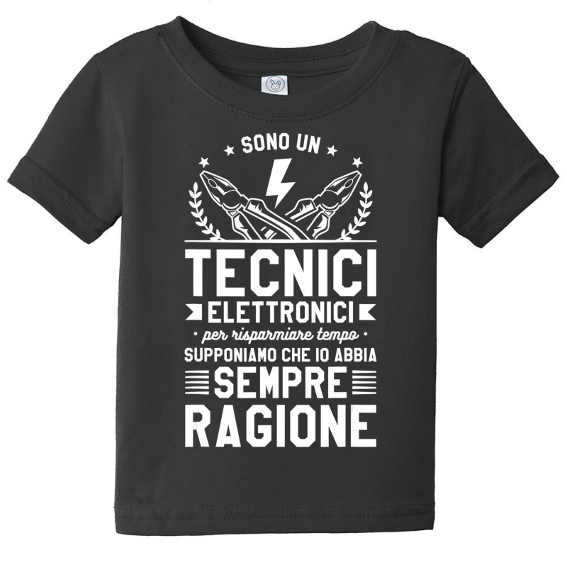 They Are An Electronic Technicians To Save Time T Baby Tee by voutsro | Artistshot