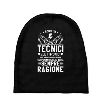 They Are An Electronic Technicians To Save Time T Baby Beanies | Artistshot