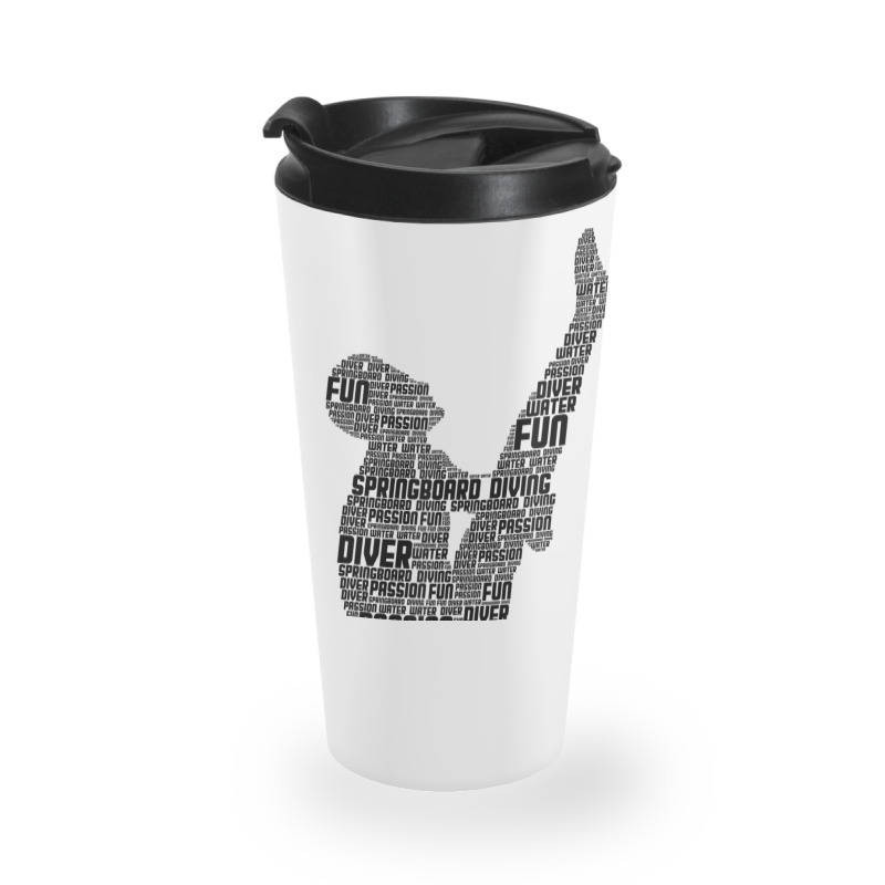 Springboard Diver Springboard Diving Platform Divi Travel Mug | Artistshot