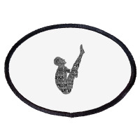 Springboard Diver Springboard Diving Platform Divi Oval Patch | Artistshot