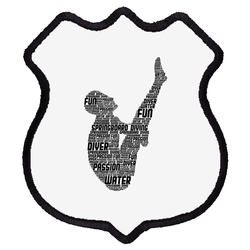 Springboard Diver Springboard Diving Platform Divi Shield Patch | Artistshot