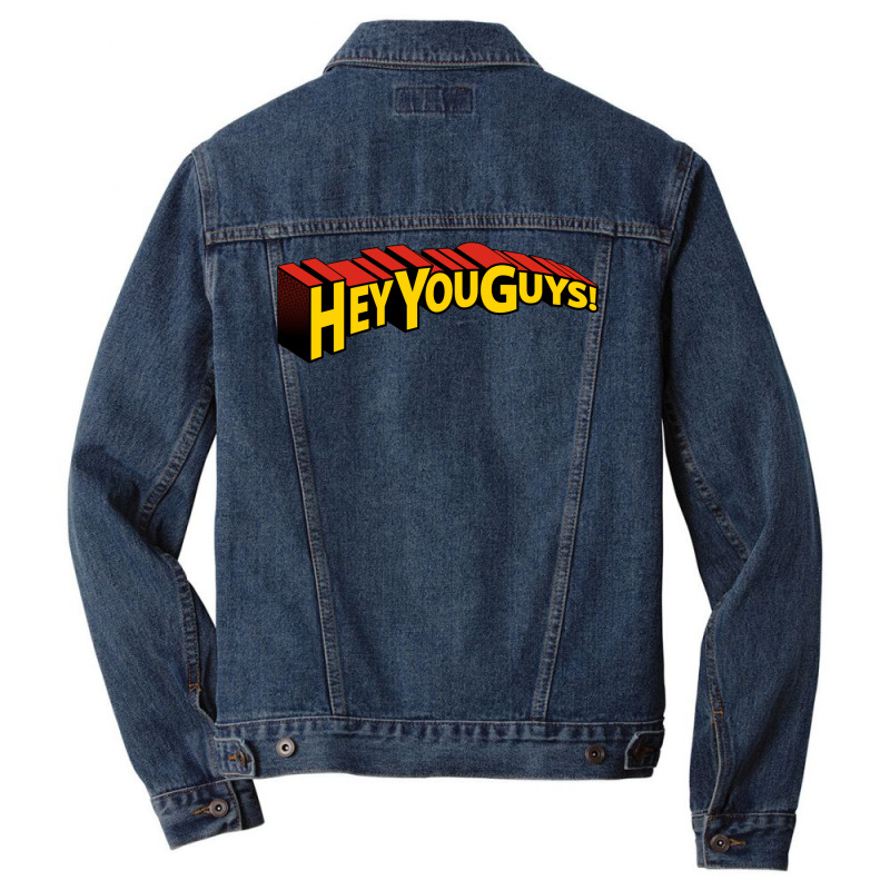 Hey You Guys! Men Denim Jacket by venooskafilav | Artistshot