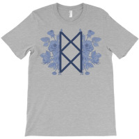 Bureau Of Balance Floral   Blue T-shirt | Artistshot