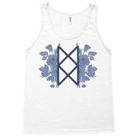 Bureau Of Balance Floral   Blue Tank Top | Artistshot