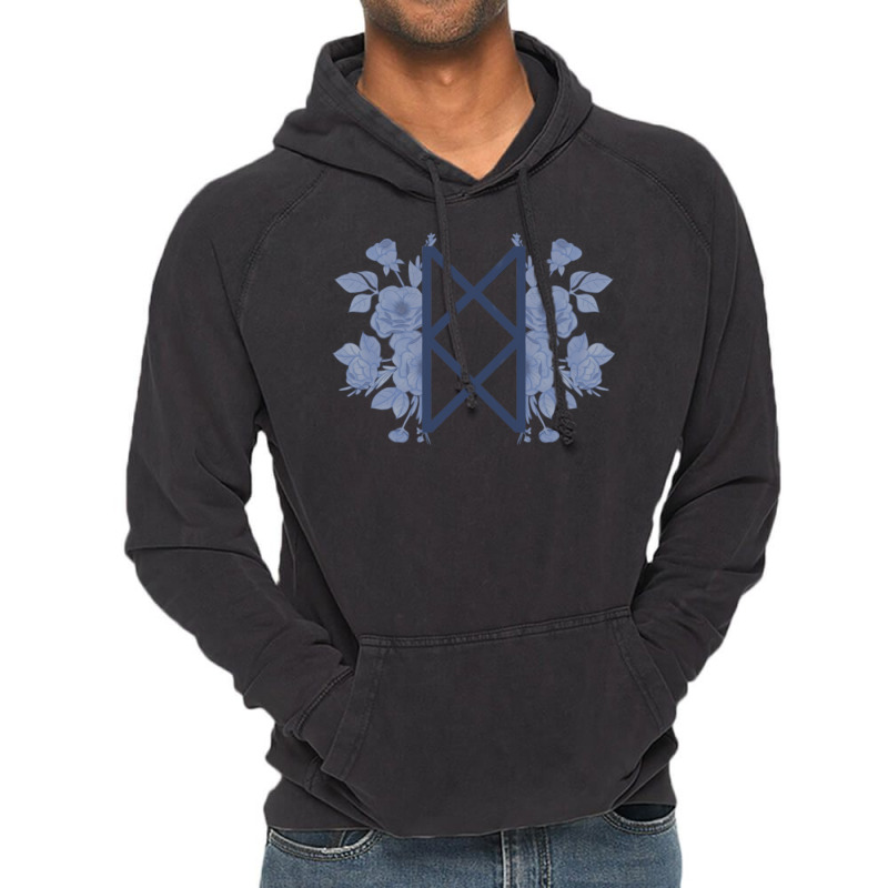 Bureau Of Balance Floral   Blue Vintage Hoodie | Artistshot