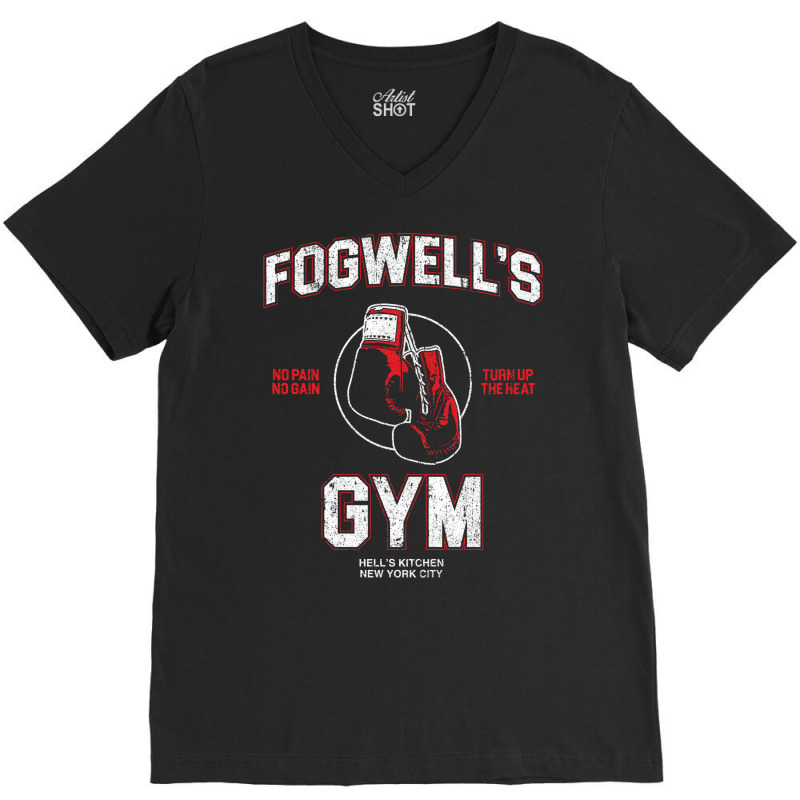 Fogwell's Gym 1 V-Neck Tee by sukantotsonu | Artistshot