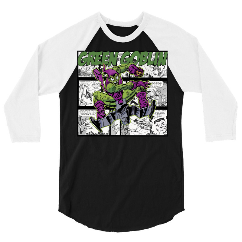 Green Goblin 3/4 Sleeve Shirt by sukantotsonu | Artistshot