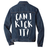 Hot Trend Can I Kick It Novelty Hip Hop Can I Kick Men Denim Jacket | Artistshot