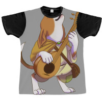 D&d Doggo   Beagle Bard Graphic T-shirt | Artistshot