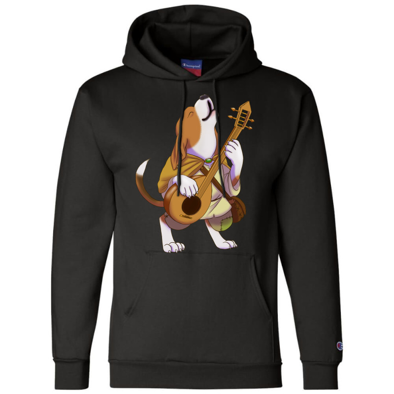 D&d Doggo   Beagle Bard Champion Hoodie | Artistshot