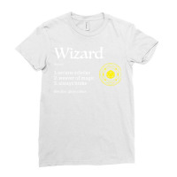 D&d Wizard Class Definition For Dungeons And Drago Ladies Fitted T-shirt | Artistshot