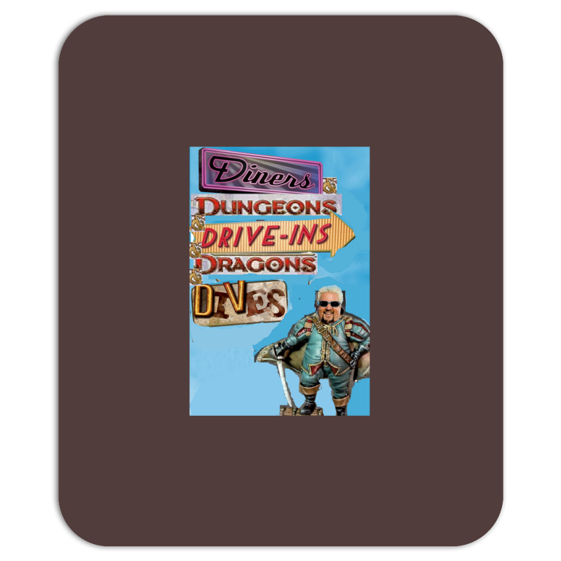 Diners Dungeons Drive Ins Dragons Dives Mousepad | Artistshot