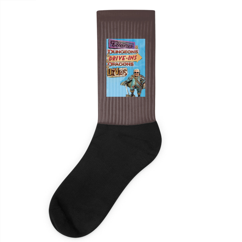 Diners Dungeons Drive Ins Dragons Dives Socks | Artistshot