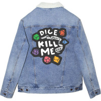 Dice Don't Kill Me Now   Wildflower Unisex Sherpa-lined Denim Jacket | Artistshot