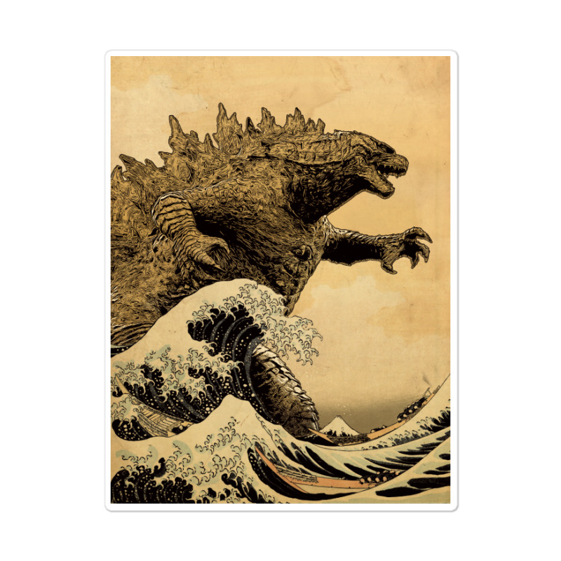 Custom Godzilla Sticker By Fremons - Artistshot