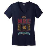 Good Music Doesn't Have An Expiration Date T Shirt Women's V-neck T-shirt | Artistshot