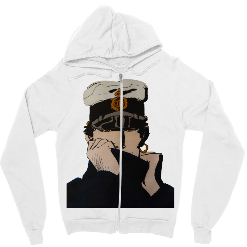 Corto Maltese Zipper Hoodie | Artistshot