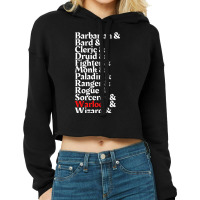 I'm The Warlock   Dnd 5e All Class Print Cropped Hoodie | Artistshot