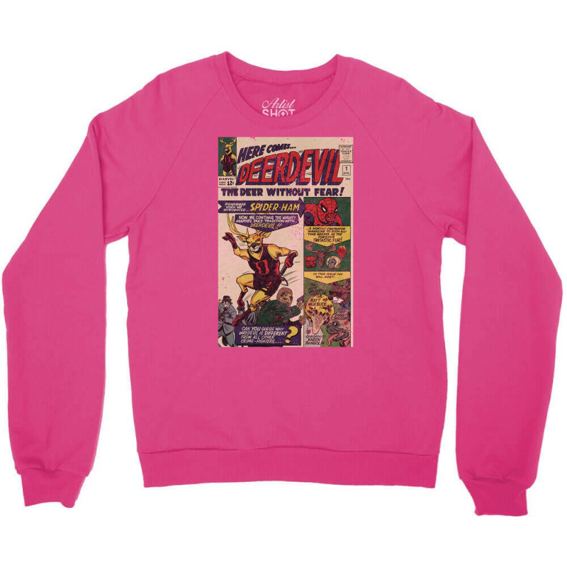 Deerdevil 1 Crewneck Sweatshirt | Artistshot