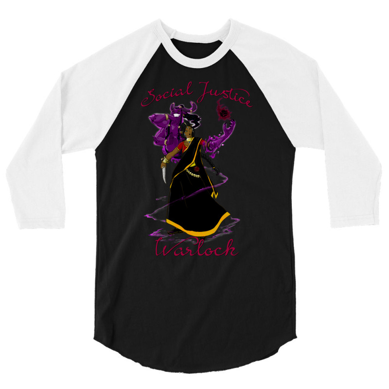 Social Justice Warlock 3/4 Sleeve Shirt by raizagretich | Artistshot