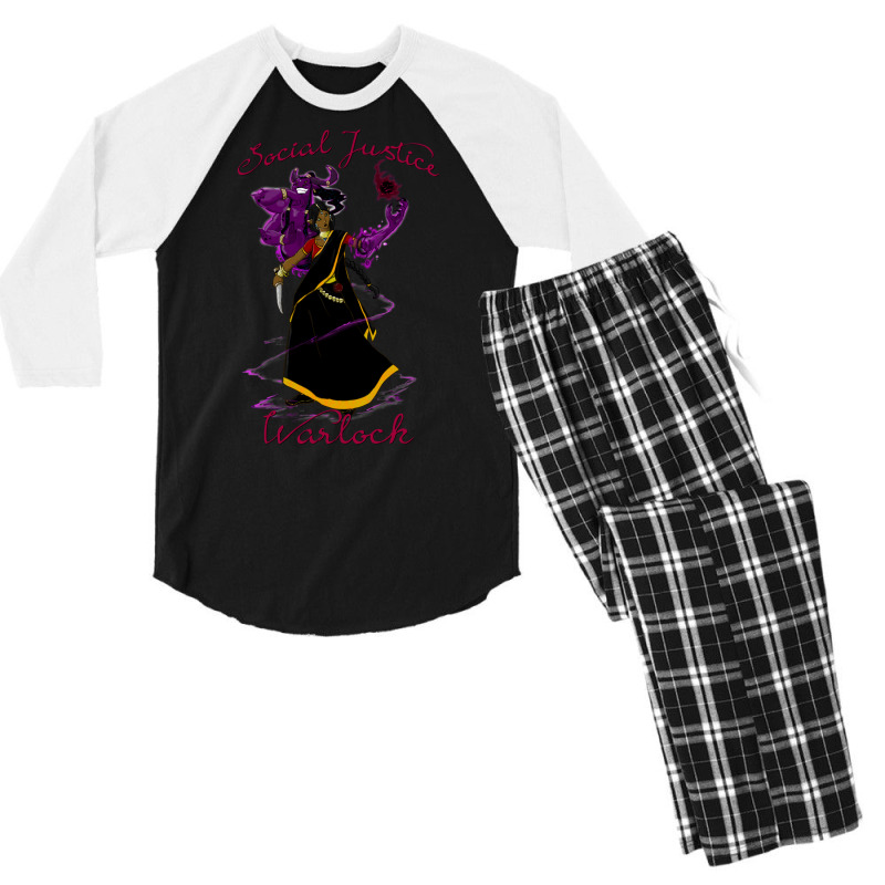 Social Justice Warlock Men's 3/4 Sleeve Pajama Set by raizagretich | Artistshot