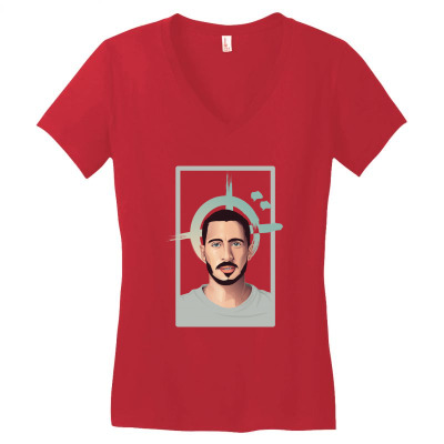 Hazard Eden Women's V-neck T-shirt Designed By Getbettersoon
