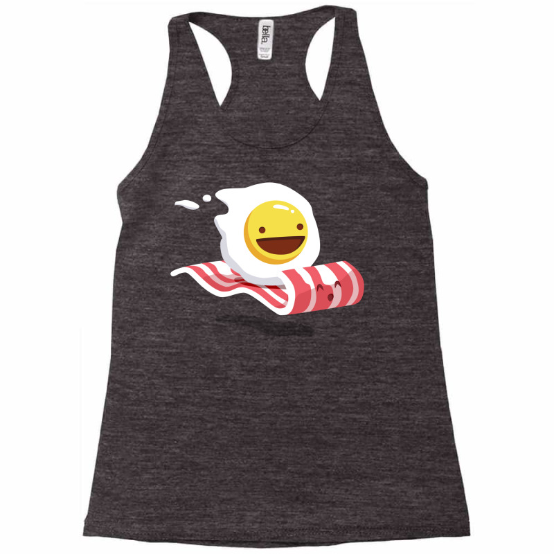 Egg Bacon Buddies Racerback Tank by metheojerupe | Artistshot