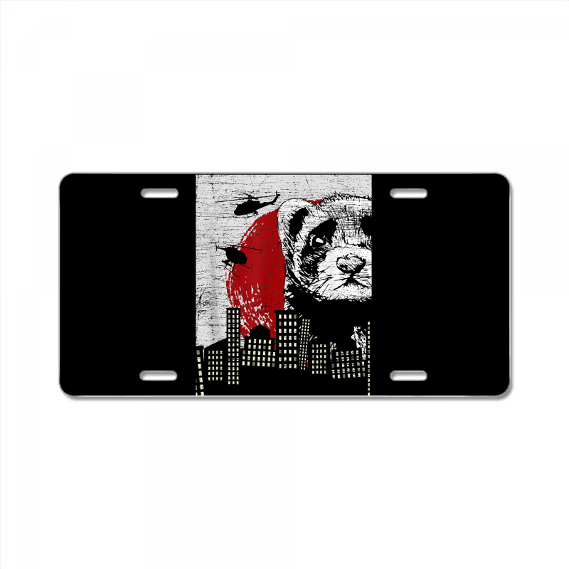 Urban Ferret T Shirt License Plate | Artistshot