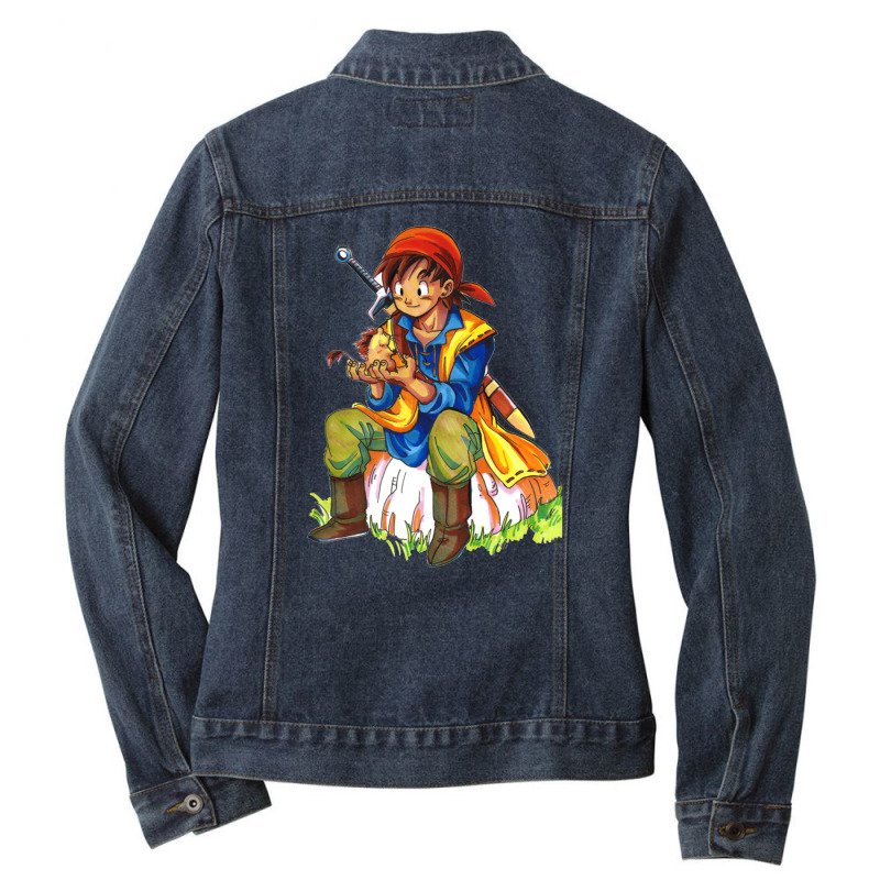 Dragon Quest 8 Ladies Denim Jacket by gorarihujalaa | Artistshot