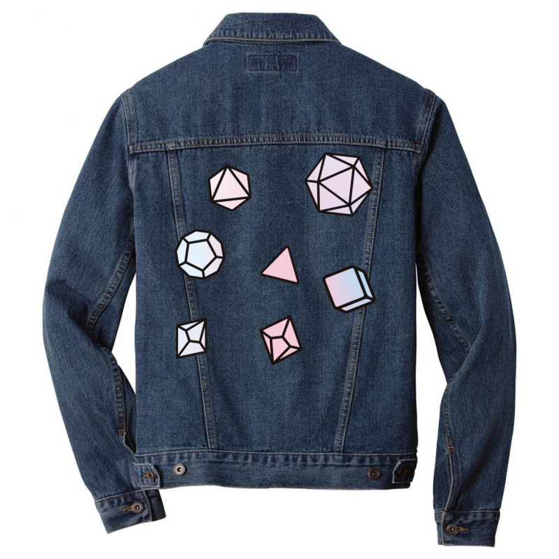 Opal Dice Pattern Men Denim Jacket | Artistshot