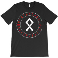 Viking Rune Othala Runic Circle Norse Mythology Ce T-shirt | Artistshot