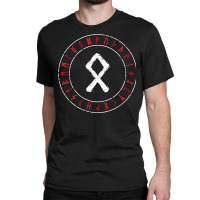 Viking Rune Othala Runic Circle Norse Mythology Ce Classic T-shirt | Artistshot