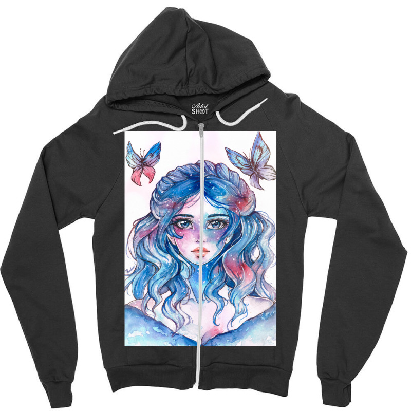 Butterfly Zipper Hoodie | Artistshot