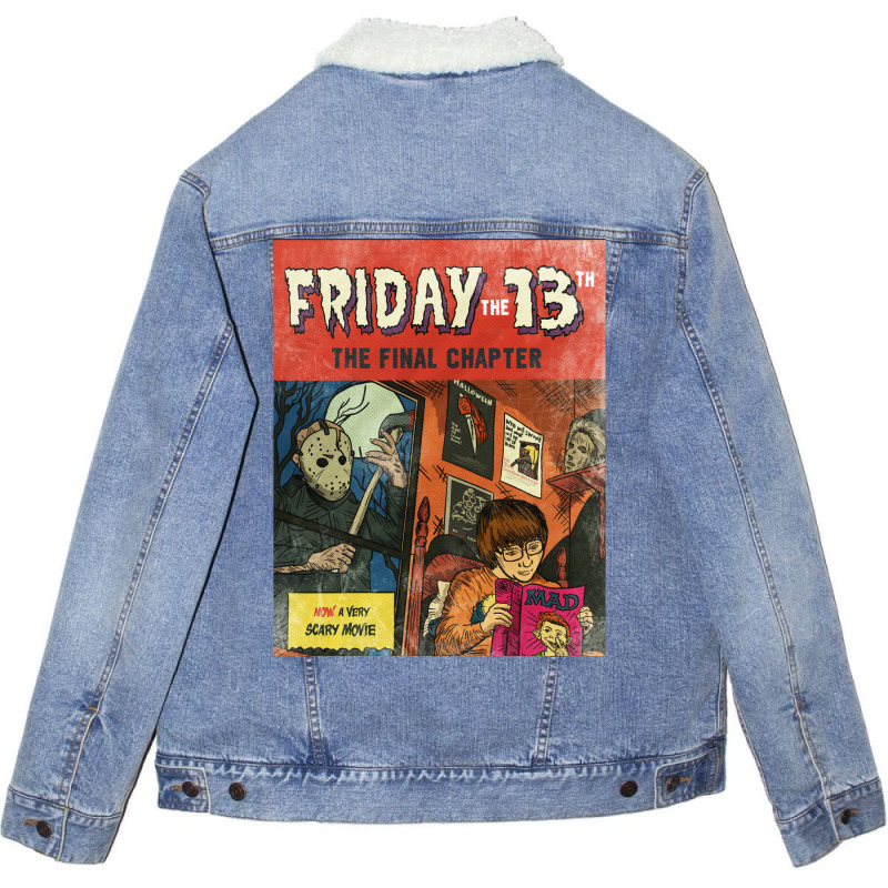 Friday The 13th The Final Chapter Unisex Sherpa-Lined Denim Jacket by ersnmeelbyq | Artistshot