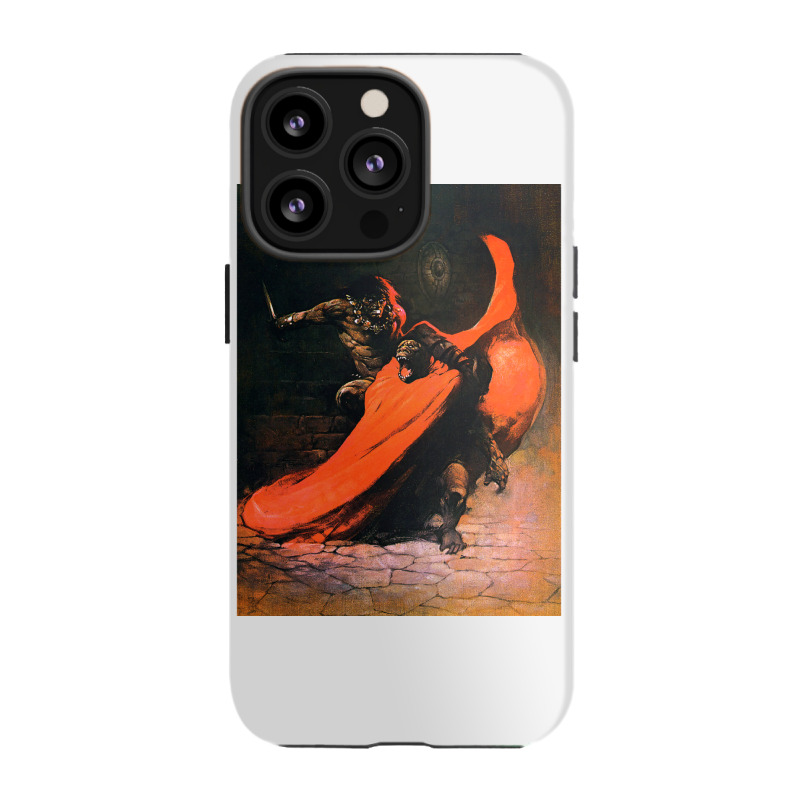 Frank Frazetta   Conan The Barbarian 1 iPhone 13 Pro Case by wollapgali | Artistshot