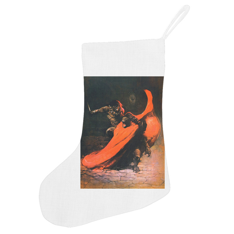 Frank Frazetta   Conan The Barbarian 1 Holiday Stocking by wollapgali | Artistshot