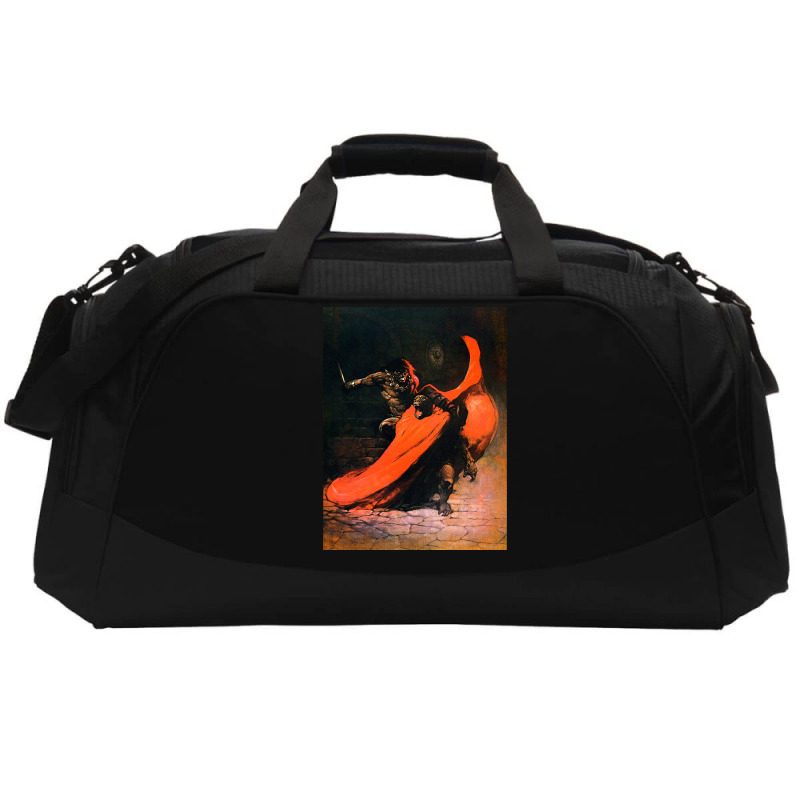 Frank Frazetta   Conan The Barbarian 1 Active Duffel by wollapgali | Artistshot