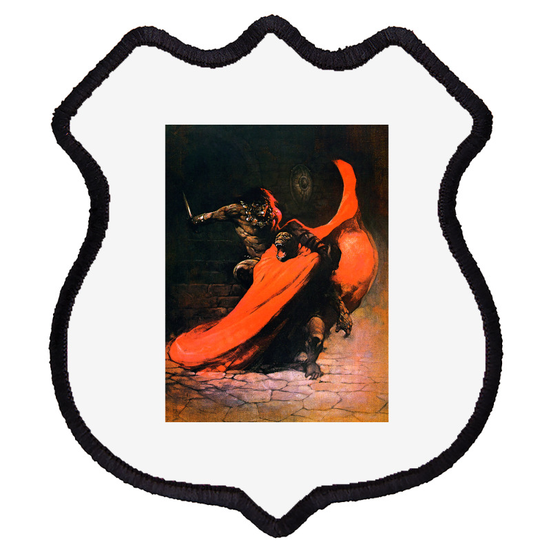 Frank Frazetta   Conan The Barbarian 1 Shield Patch by wollapgali | Artistshot