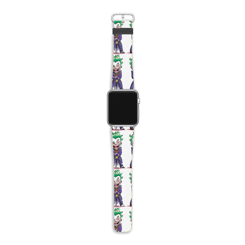 Joker (dc)  (low Poly Abstract) Fanart (zoomout Effect) Apple Watch Band | Artistshot