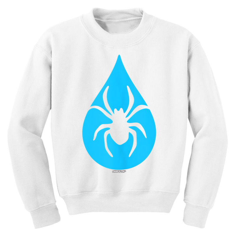 Water Droplet Spider Waterspider Coworker Swagazon Youth Sweatshirt by karynadreck | Artistshot