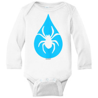 Water Droplet Spider Waterspider Coworker Swagazon Long Sleeve Baby Bodysuit | Artistshot