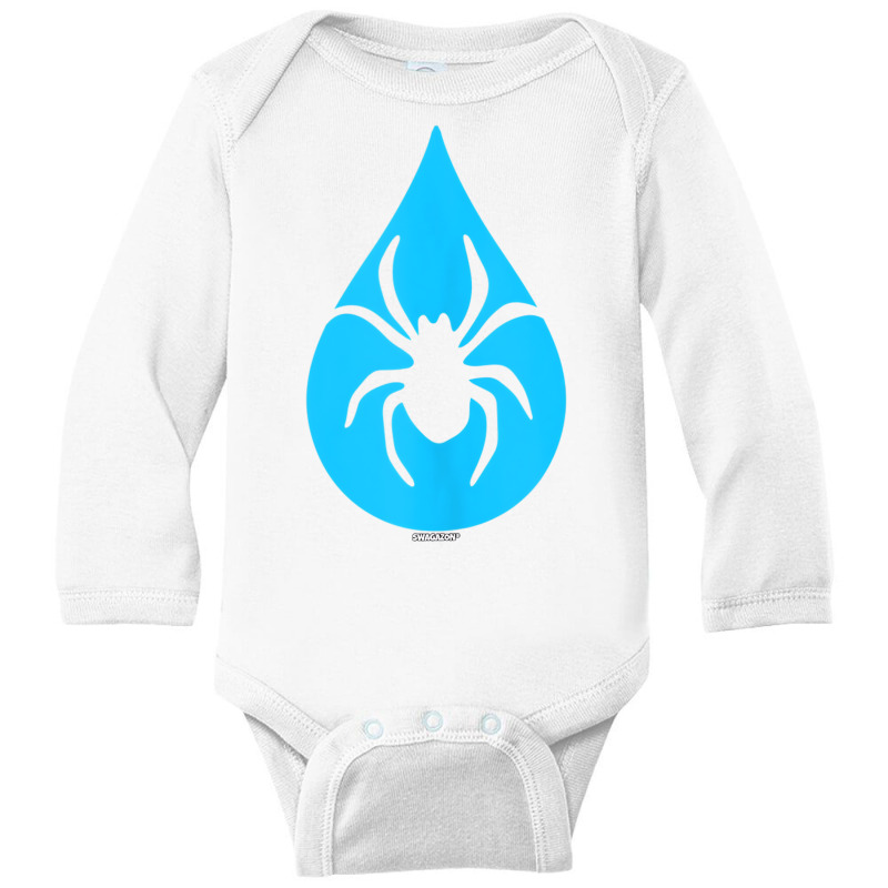 Water Droplet Spider Waterspider Coworker Swagazon Long Sleeve Baby Bodysuit by karynadreck | Artistshot