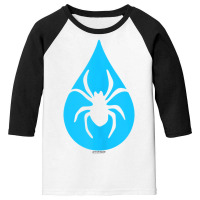 Water Droplet Spider Waterspider Coworker Swagazon Youth 3/4 Sleeve | Artistshot