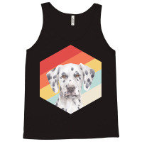 Dalmatian T  Shirtfunny Dalmatian Dog Art Retro Vintage Dalmatian Gift Tank Top | Artistshot