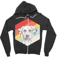 Dalmatian T  Shirtfunny Dalmatian Dog Art Retro Vintage Dalmatian Gift Zipper Hoodie | Artistshot