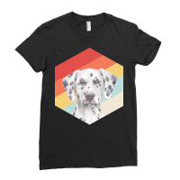 Dalmatian T  Shirtfunny Dalmatian Dog Art Retro Vintage Dalmatian Gift Ladies Fitted T-shirt | Artistshot