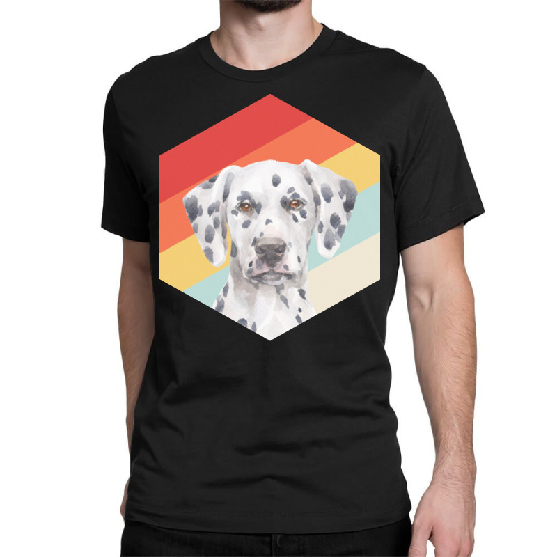 Dalmatian T  Shirtfunny Dalmatian Dog Art Retro Vintage Dalmatian Gift Classic T-shirt by misael23496 | Artistshot