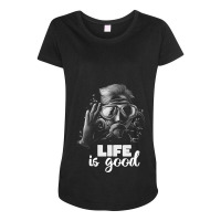 Life Good Snorkeling Ocean Diving Maternity Scoop Neck T-shirt | Artistshot